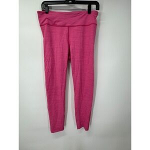 Outdoor Voices Women's Warmup Leggings High Rise Athletic Yoga Pants Pink Size L